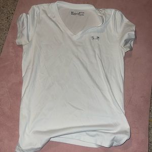 White under armour heat gear T-shirt